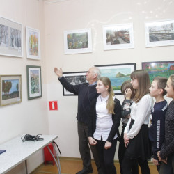 В Детской художественной школе им. Н.Н. Дубовского состоялось открытие Межрегиональной выставки-конкурса  юных художников  «Пейзаж-настроение»