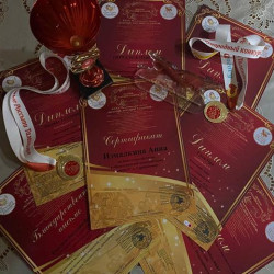 Измалкина Анна стала обладательницей престижных наград  в Международном конкурсе  «Золотые россыпи талантов»