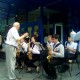 На площади перед Дворцом культуры НЭВЗа состоялся концерт духового оркестра Детской музыкальной школы им. С.В. Рахманинова