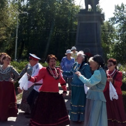 В Новочеркасске состоялся торжественный митинг, посвященный 264-й годовщине со дня рождения основателя города Новочеркасска  М.И. Платова