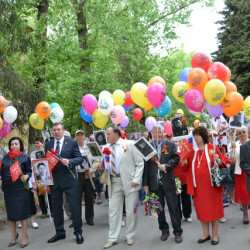 Празднование Дня Победы в мкр. Донской