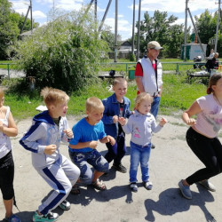 В мкр.Татарка состоялась игровая развлекательная программа, посвященная Дню защиты детей