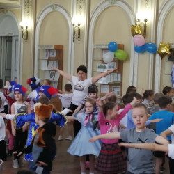 В Большом зале Центральной городской библиотеки им. А.С. Пушкина прошел спортивный праздник «Космические старты»