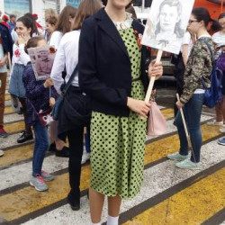 В шествии "Бессмерный полк" в День Победы приняли участие ученики учреждений дополнительного образования