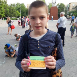 На площади перед Домом культуры мкр. Октябрьский прошли мероприятия, посвященные Дню славянской письменности и культуры