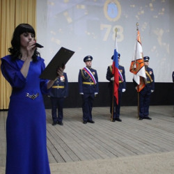 В клубе 19 военного городка прошло   торжественное собрание и праздничный концерт, посвященный 78-ой годовщины образования соединения противовоздушной обороны