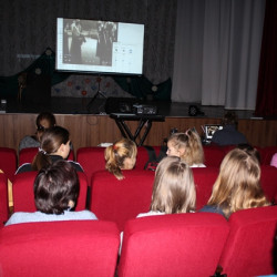 В зрительном зале Дома культуры мкр. Ключевое состоялся показ фильма «Подвиг»