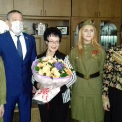 Творческие коллективы ГДК приняли участие в чествовании ветерана-блокадницы Ленинграда