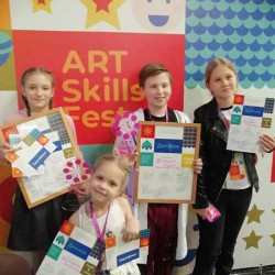 Воспитанники Детского центра развития «ОБРАЗЪ» приняли участие в Международном конкурсе творческих достижений «ART Skills Fest»