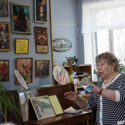 В библиотеке имени А.П.Чехова состоялось открытие авторской выставки Данаевой Галины Пименовны 