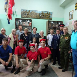 В библиотеке им. З. Космодемьянской отметили 10-летие музея военно-патриотического воспитания детей и молодежи "Бригантина"