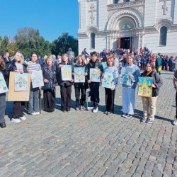 В Новочеркасске состоялся IV областной пленэр юных художников.