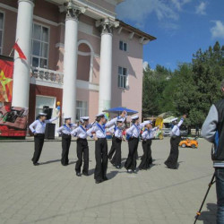 Празднование Дня Победы в мкр. Октябрьский