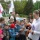На площади перед Дворцом культуры мкр. Донской состоялся большой детский праздник под названием «Мы объявляем МИР!»