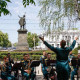 В сквере им. М.И. Платова прошел концерт военного оркестра